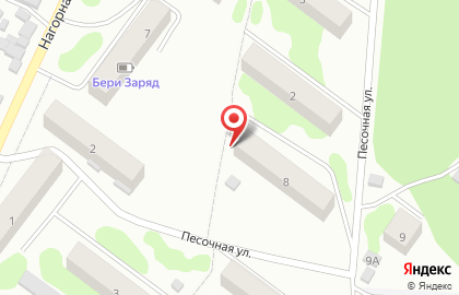 Магазин Елена на Песочной улице на карте