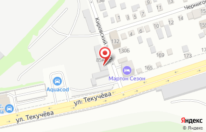 Установочный центр Pandora-alarm на улице Текучева на карте