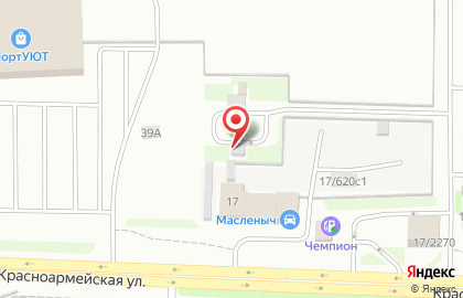 АГЗС №27 на Красноармейской улице на карте