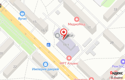Сибирский институт международных отношений и регионоведения в Новосибирске на карте