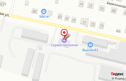 Торговая компания Интерпром на Весенней улице на карте