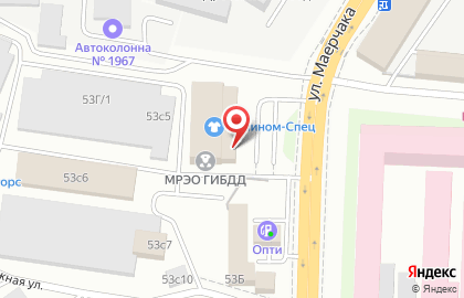 Витра Красноярск на улице Маерчака на карте