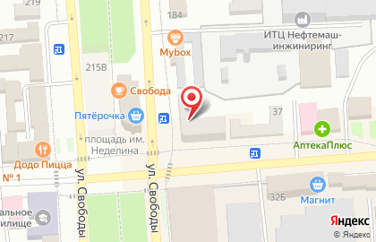 Пункт быстрого питания Робин Сдобин на Советской улице, 35 в Борисоглебске на карте