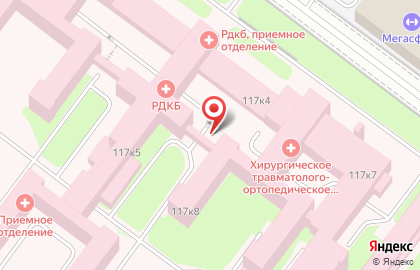 Российская детская клиническая больница на Юго-Западной на карте
