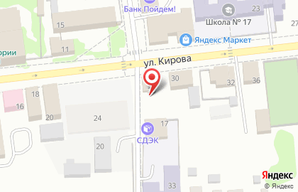 Агентство недвижимости Просторы на улице Кирова на карте