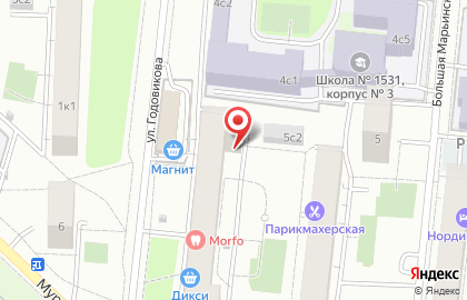 Участковый пункт полиции в Москве на карте