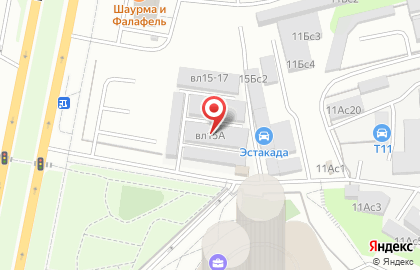 Автостоянка №54 на проспекте 60 лет Октября на карте