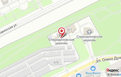 Храм святителя Спиридона Тримифунтского в Фили-Давыдково на карте