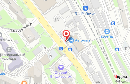 Торгово-сервисная компания StarPhone в Первореченском районе на карте