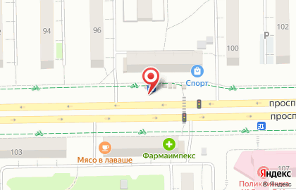 ритс на проспекте Ленина на карте