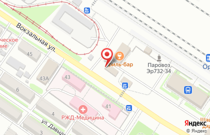 Центр разливных напитков Хмельной ларец на Вокзальной улице на карте