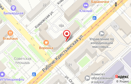 Ногтевая студия Пиlки на Рабоче-Крестьянской улице на карте