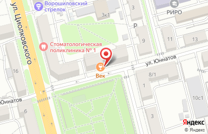 Бар, ООО Век на карте