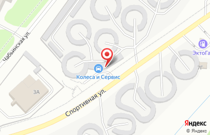 Шиномонтажная мастерская Колеса & Сервис на карте