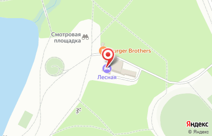 Гостиница Лесная на Светлой улице на карте
