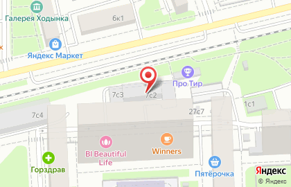 Развитие в Москве на карте