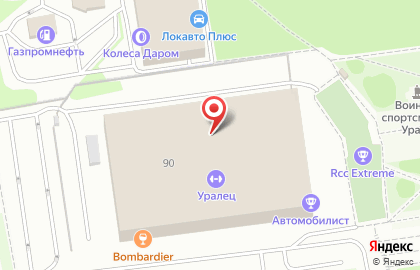 Сервис доставки еды из ресторанов Яндекс.Еда на улице Большакова на карте