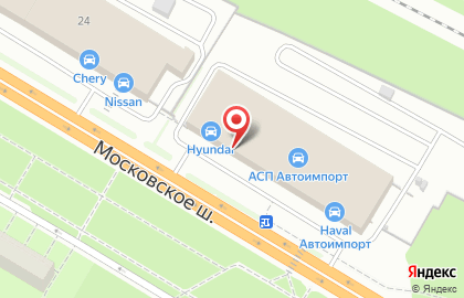 Официальный дилер Hyundai Автоимпорт на Московском шоссе на карте