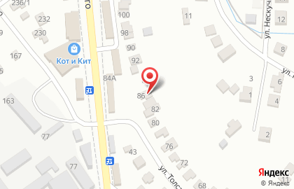 Винный магазин Millstream на улице Толстого на карте