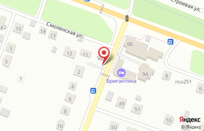Фирменный магазин ГранПью на улице Пушкина в п. Кузьмино на карте