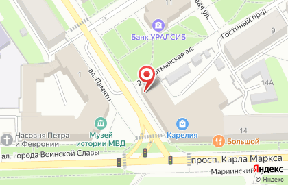 Кафе Город N в Петрозаводске на карте