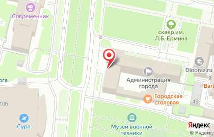 Управление градостроительства и архитектуры на площади Маршала Жукова на карте