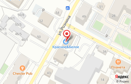 Магазин Красное & Белое в Ханты-Мансийске на карте