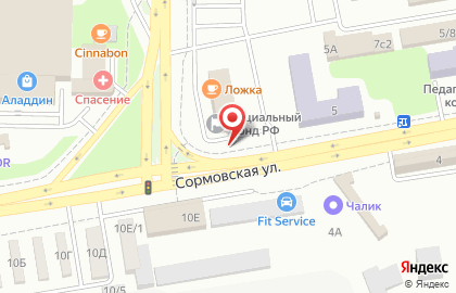 Компания Aspect Media на Сормовской улице на карте
