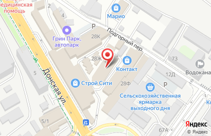 Автоцентр Фаворит в Центральном районе на карте