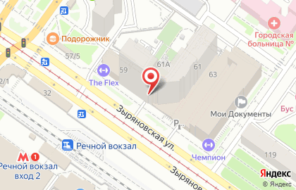 Медицинский центр Статус на Зыряновской улице на карте