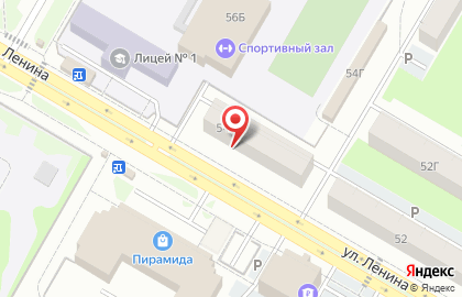 Магазин Цветы Миланы на улице Ленина на карте