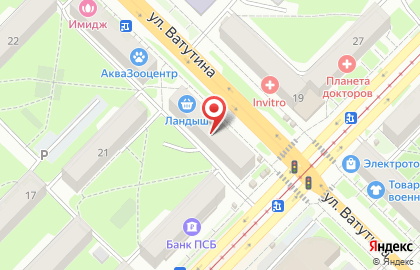 Супермаркет Фасоль на площади Карла Маркса на карте
