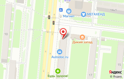 Киоск по продаже продукции новгородских производителей на улице Ломоносова на карте