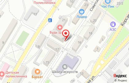 Служба доставки суши Food online на Советской улице на карте
