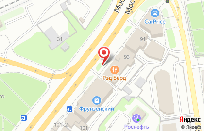 Семейная пиццерия ПиццаФабрика на Московском проспекте на карте