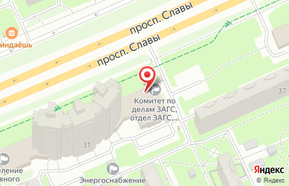 ЗАГС Фрунзенского района на карте