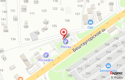 Росгаз на Бештаугорском шоссе на карте