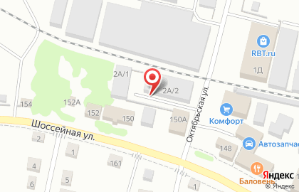 Магазин мебельной фурнитуры Самоделкин на Октябрьской улице на карте