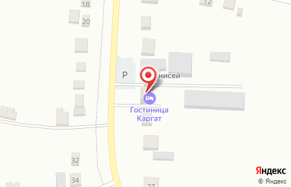 Гостиница Каргат на карте