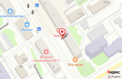 Парикмахерская Снежана на улице Маршала Мерецкова на карте