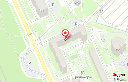 Парикмахерская Алмаз на улице Ленинградской на карте