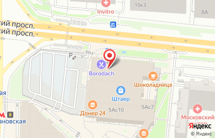 Магазин посуды и люстр Светлячок на Балаклавском проспекте на карте