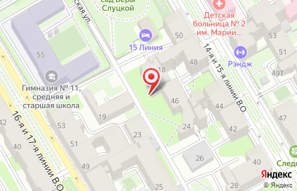 Обед.ру Санкт-Петербург на карте