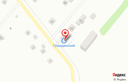 Продуктовый магазин Гражданский на карте