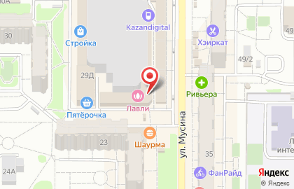 Магазин ХозТоварищъ в Ново-Савиновском районе на карте