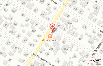 Продуктовый магазин в Омске на карте