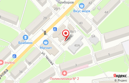 Магазин Авокадо на улице Маршала Жукова на карте