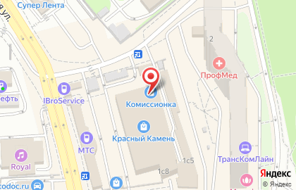 Магазин Окраина в Москве на карте