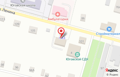 Совет депутатов Юговского сельского поселения на карте