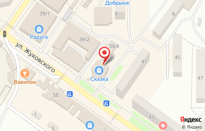 Аптека Монастырёв.рф на улице Жуковского на карте